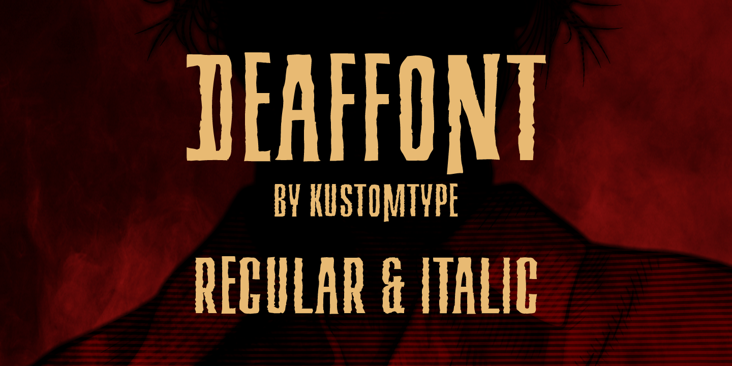 Ejemplo de fuente Deaffont #5